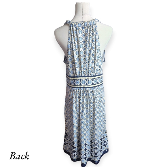 Max Studio Sleeveless Print Mini Summer Dress Womens Size Large - Picture 6 of 8